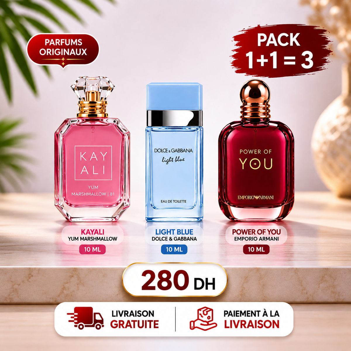 Pack 1+1 = 3 – Les meilleures fragrances estivales 🌞