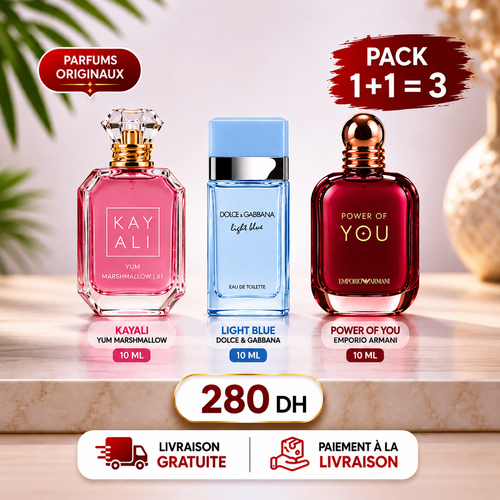 Pack 1+1 = 3 – Les meilleures fragrances estivales 🌞