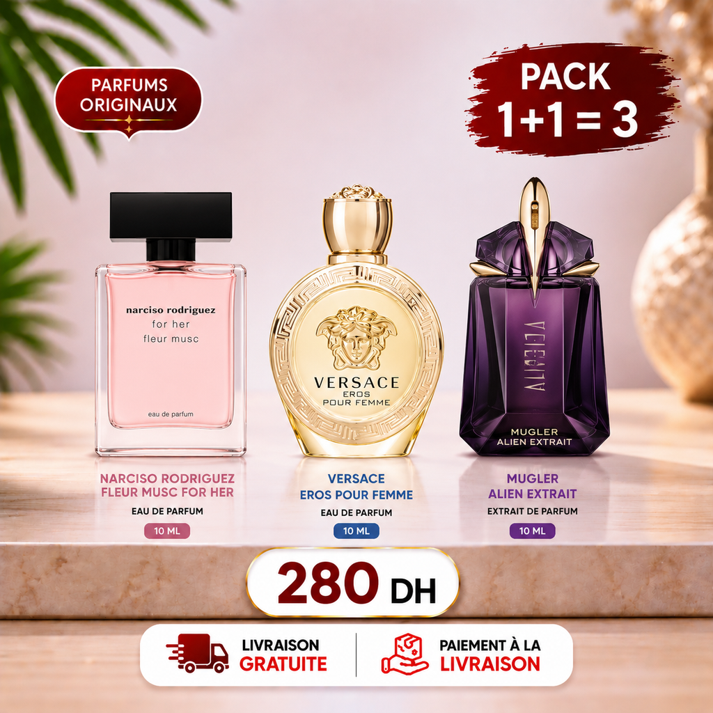 🌸 PACK FEMME LUXE 1+1=3