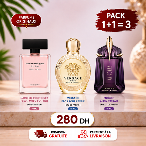 🌸 PACK FEMME LUXE 1+1=3