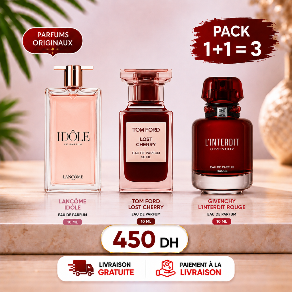 🌹 PACK FEMME PRESTIGE 1+1=3