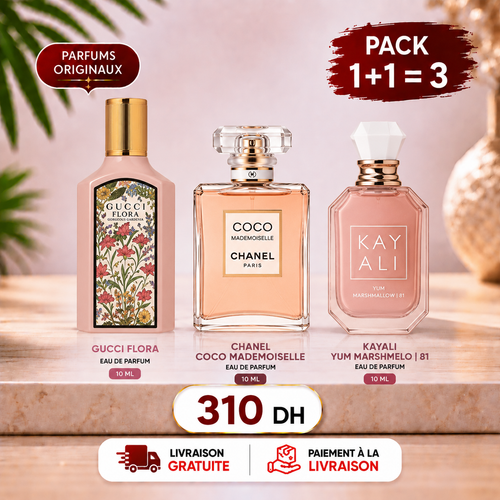 🌸 PACK FEMME GOURMAND 1+1=3